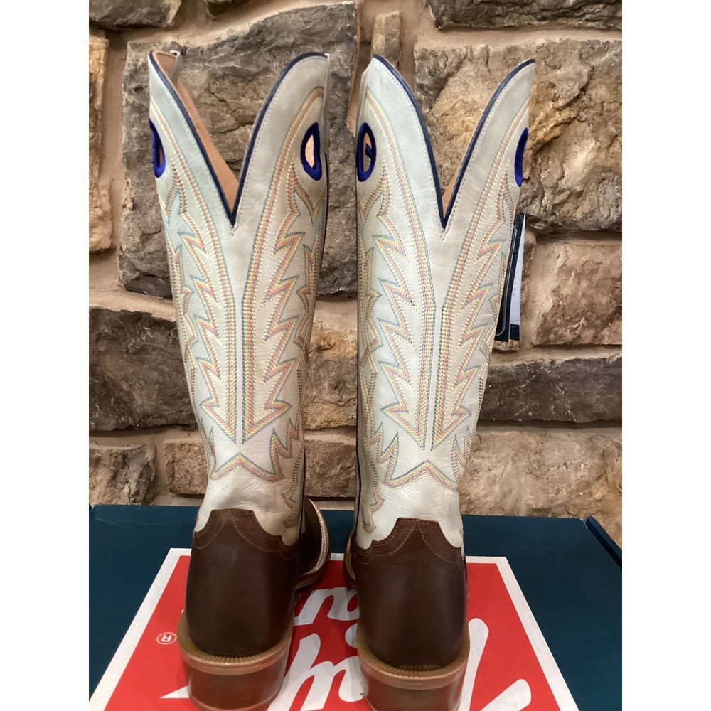 Tony Lama Henley Stout Brown Cowhide Mens Size 8.5 D 15" Western Boots New - Picture 5 of 8